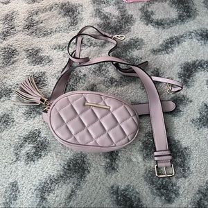 Aldo Pink Quilted Belt Bag New